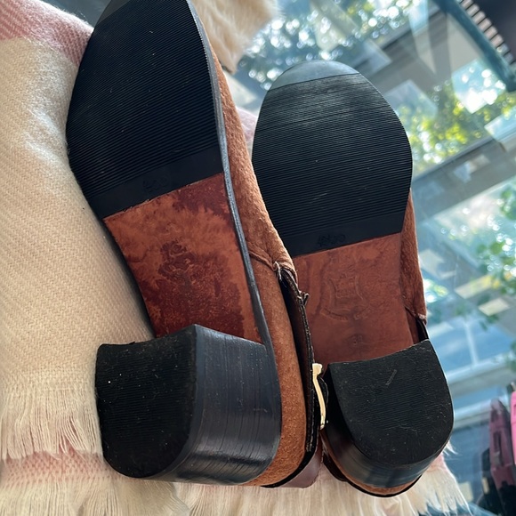 Darc Cuir Camel Suede Ankle Boots New Soles! - Picture 4 of 9